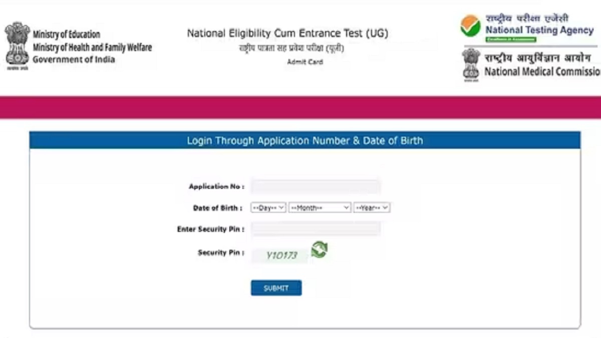 NEET UG Admit Card Release