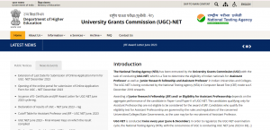 UGC NET Application From 