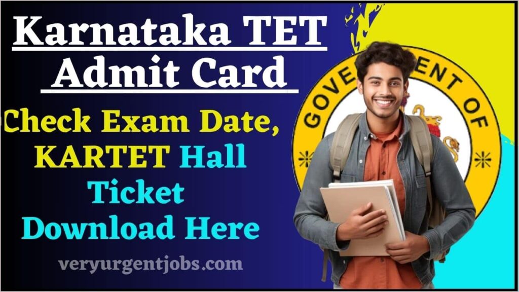 Karnataka TET Admit Card 2024: Check Exam Date, KARTET Hall Ticket Download Here Karnataka TET Admit Card 2024: Check Exam Date, KARTET Hall Ticket Download Here