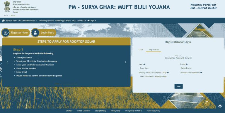 PM Surya Ghar Yojana Registration