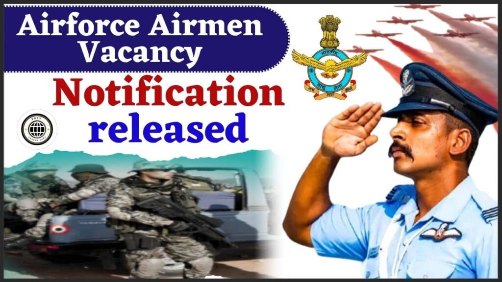 Airforce Airmen Vacancy 2024: Notification released for 12th pass of Airforce Airmen Group Y recruitment