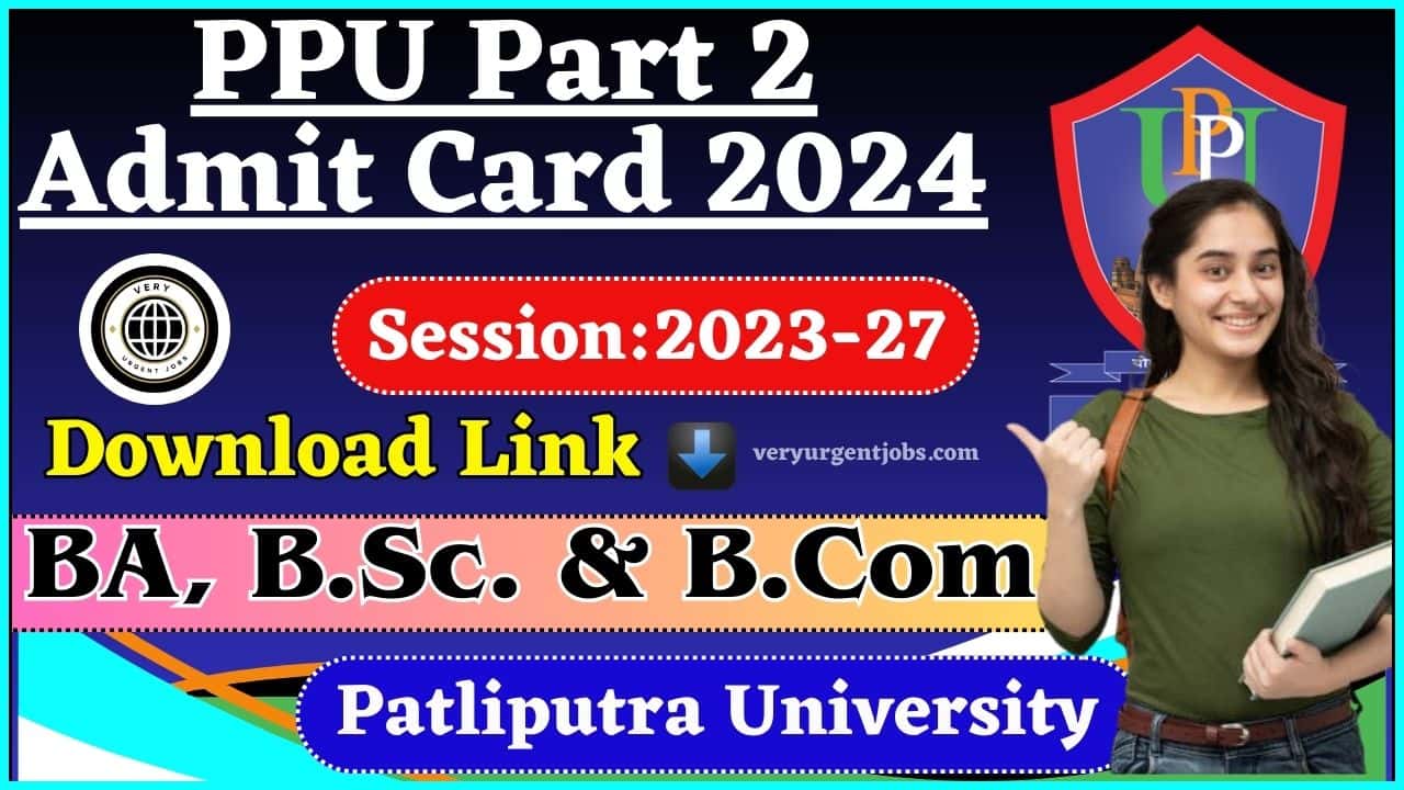 PPU Part 2 Admit Card