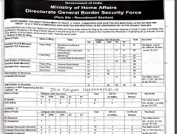 BSF Vacancy