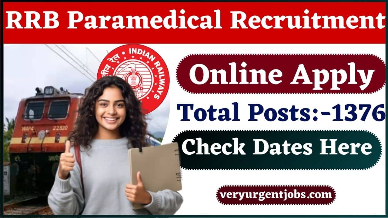 RRB Paramedical Recruitment 