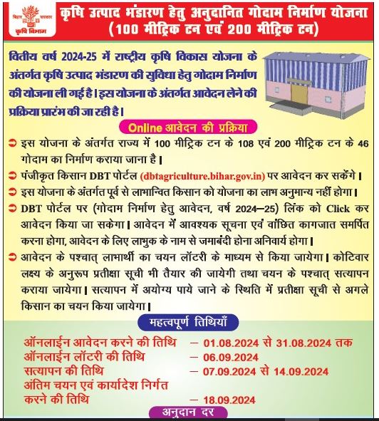Bihar Godam Nirman Yojana