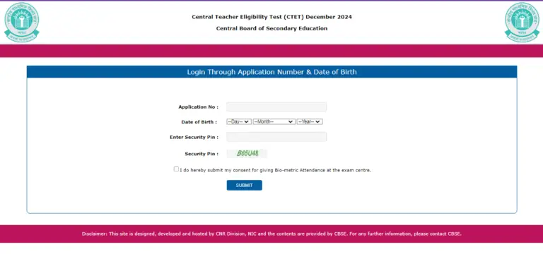 CTET Answer Key release