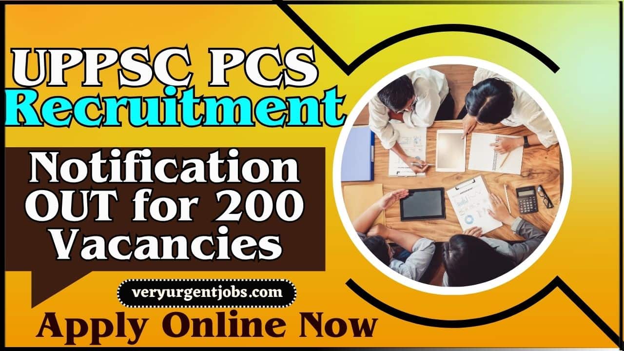 UPPSC PCS Recruitment 