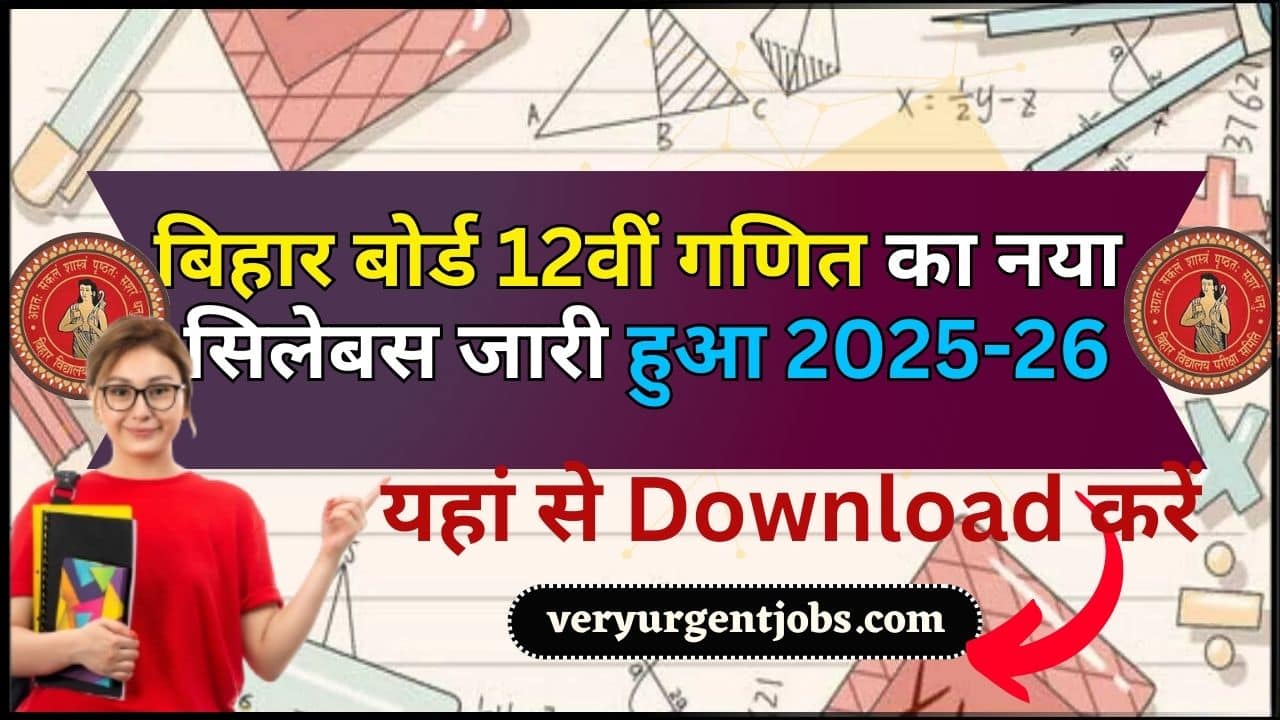 Bihar Board Inter Maths Syllabus