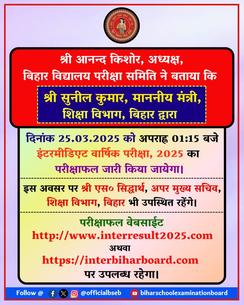 Bihar Board 12th Topper List