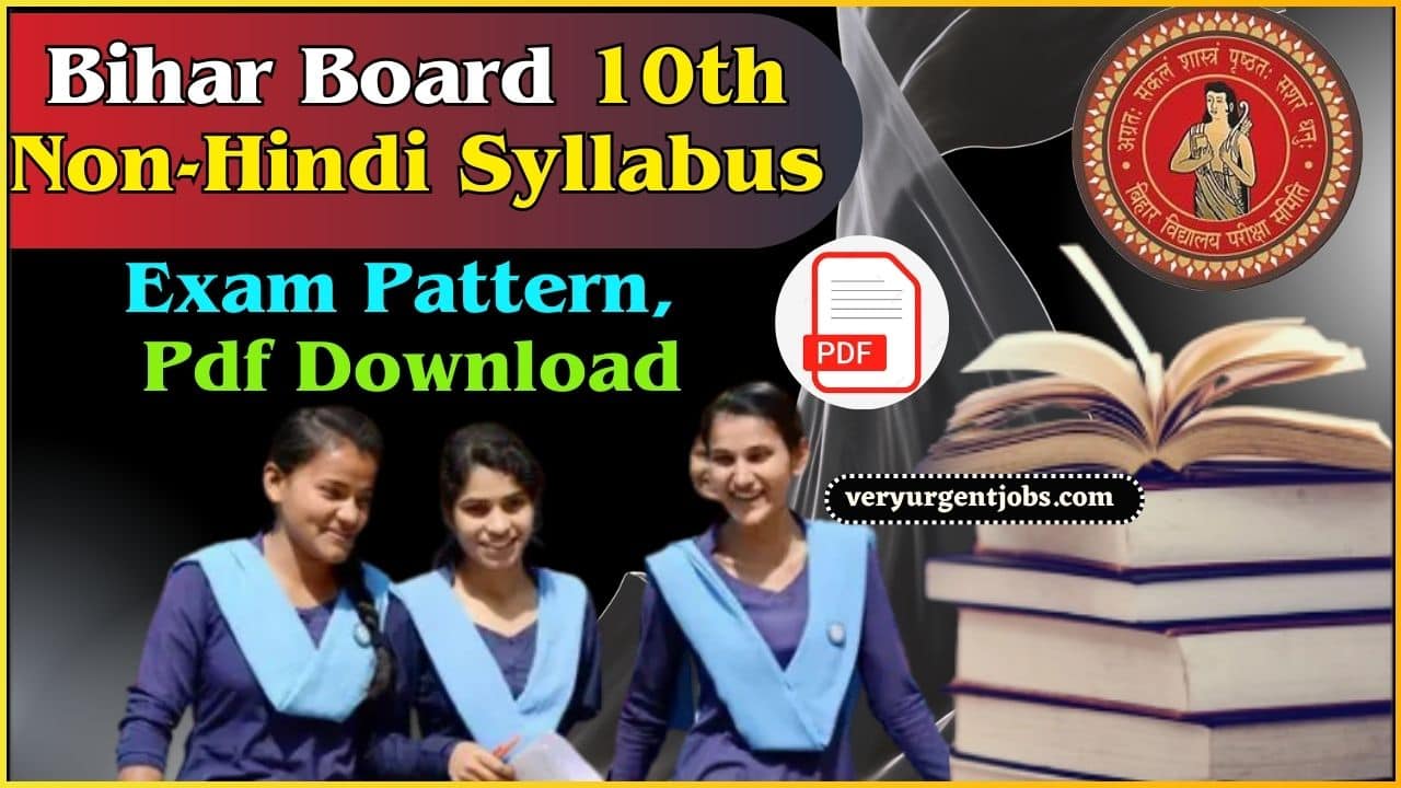 Bihar Board 10th Non-Hindi Syllabus