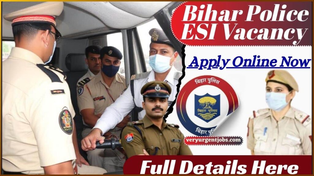 Bihar Police Enforcement SI Vacancy 2025: Notification Released and Apply Online Bihar Police Enforcement SI Vacancy 2025: Notification Released and Apply Online